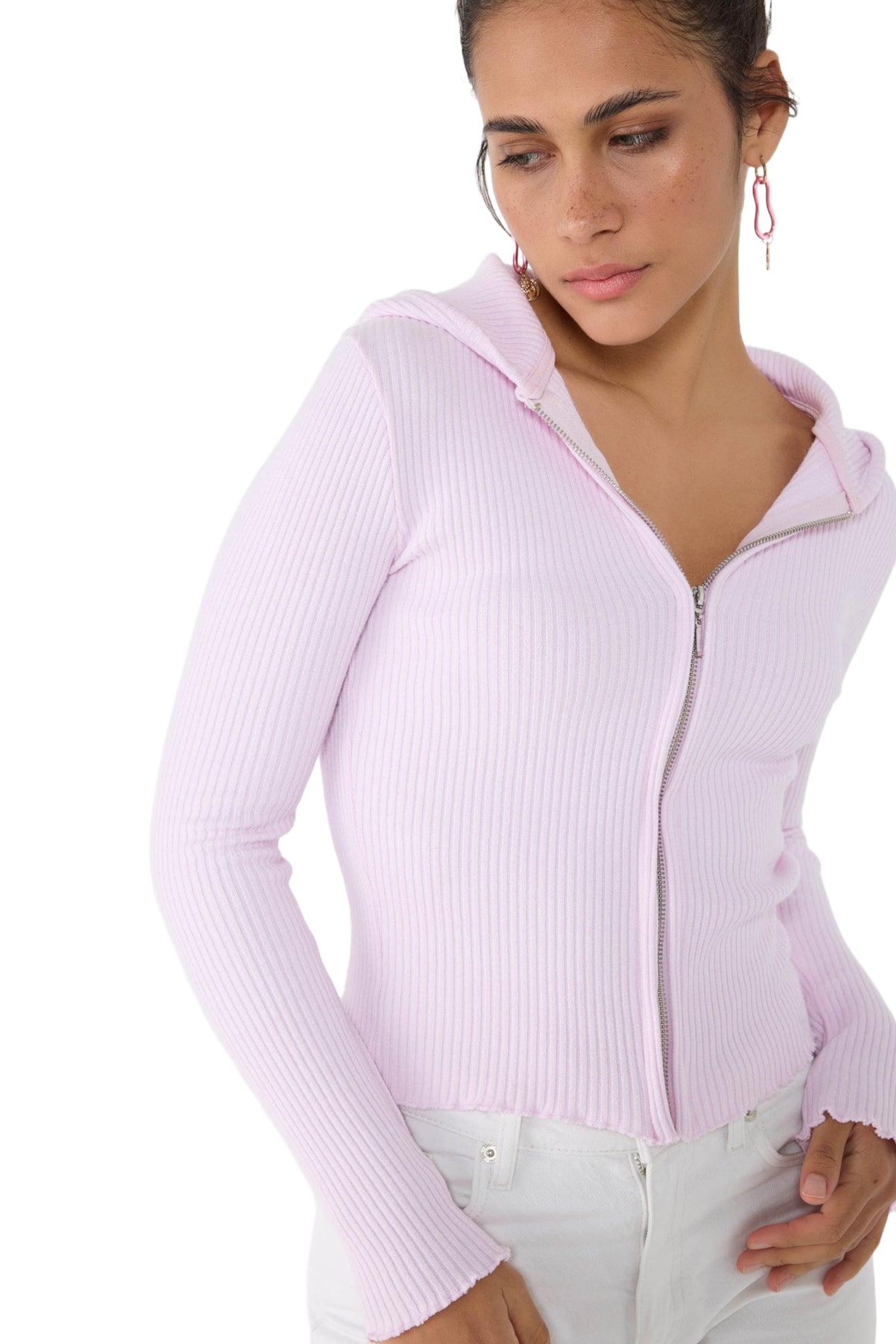 

No Matter What Кардиган из трикотажа в розовом цвете