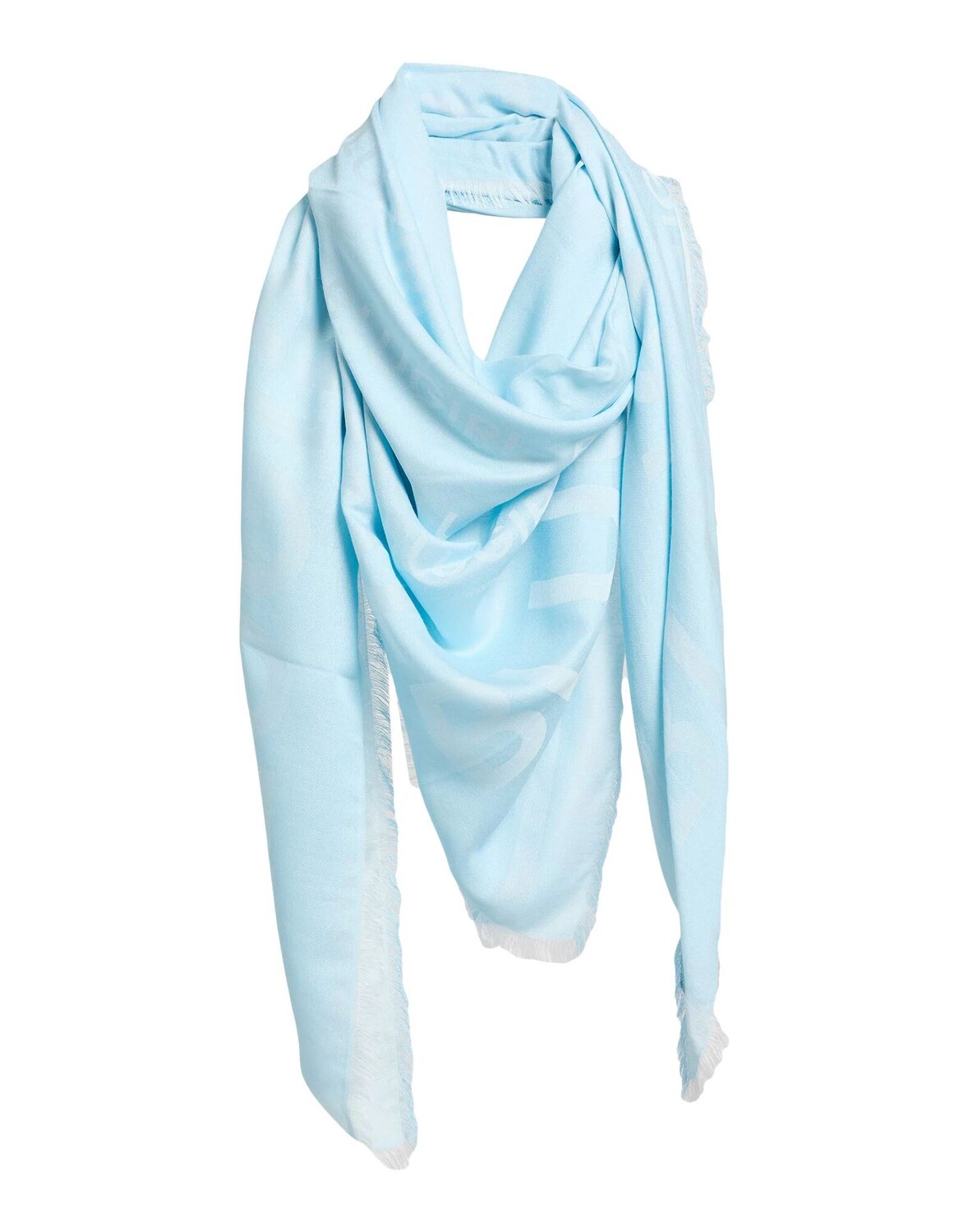 

Шарф Blumarine, небесно-голубой
