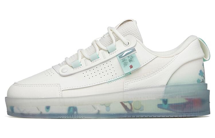 

Кроссовки ANTA Skateboard Shoes Women's Low-Top Ivory White/Celadon Green