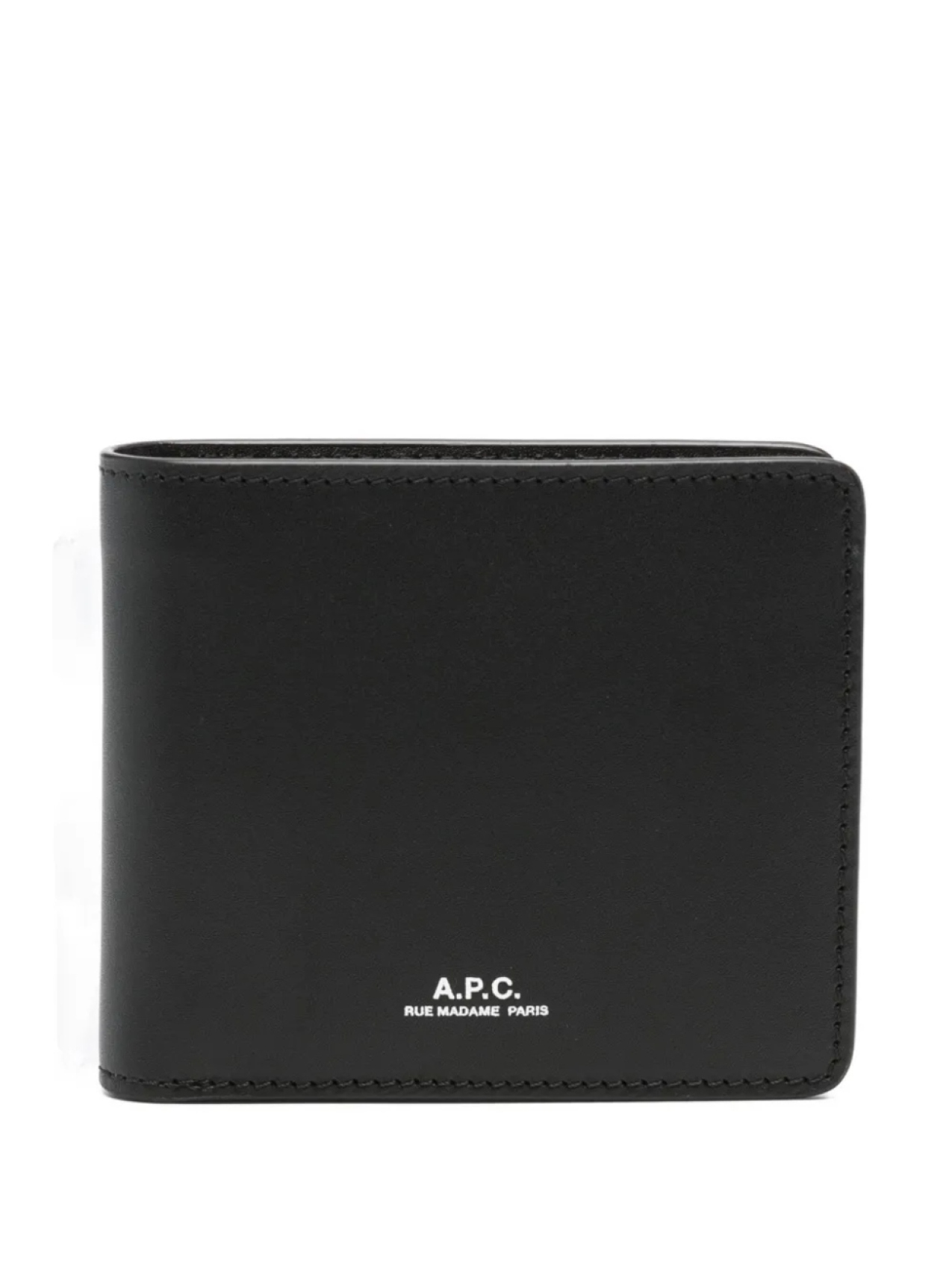 

Кожаный кошелек APC A.P.C., черный