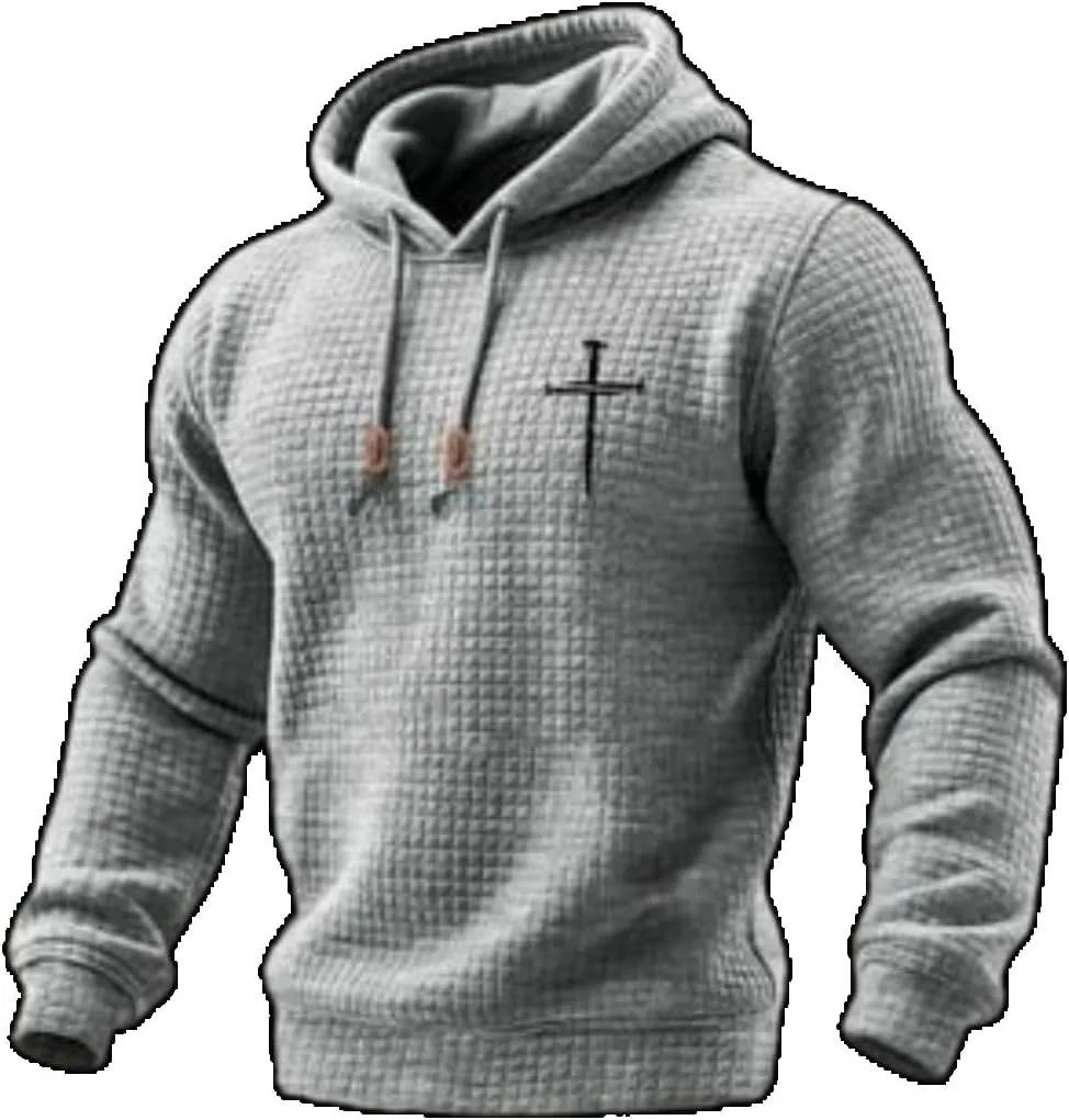 

Мужской ретро свитшот с принтом Faith Cross CIVIZILUX