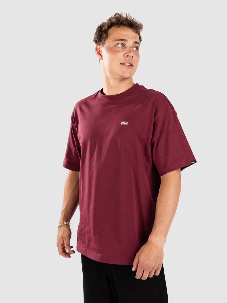 

Футболка Vans Left Chest II Loose T-Shirt, burgundy