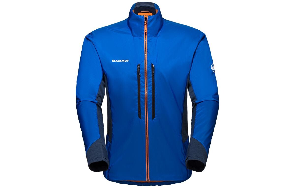 

Куртка Eigerjoch мужская Egger Blue - Dark Night Black Color-block Mammut