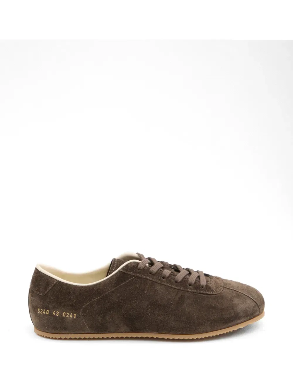 Замшевые кроссовки для вождения Common Projects, коричневый