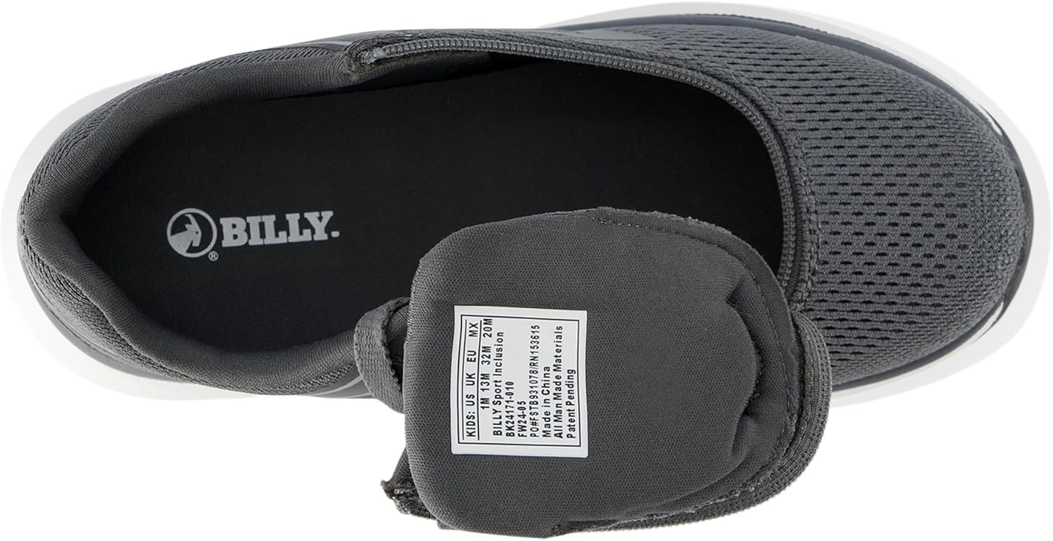 Детская обувь Billy унисекс Billy Sport Inclusion (старшие/младшие дети) Billy Footwear, Charcoal — фото 2