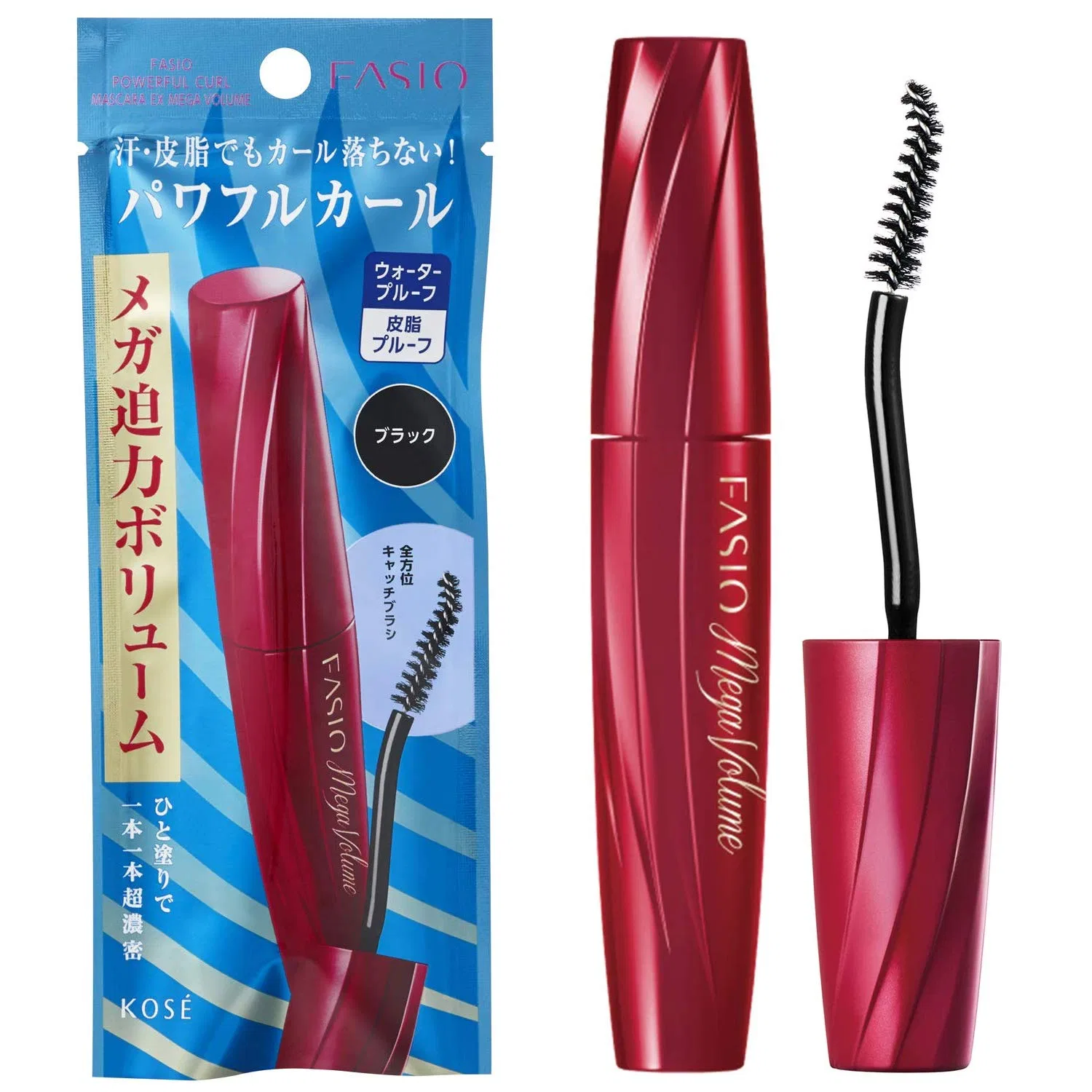 Тушь для ресниц «Powerful Curl Mascara EX Mega Volume» от Fasio Fasio