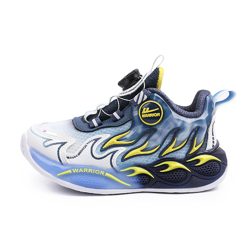 

Дышащие нескользящие и износостойкие низкие детские баскетбольные кроссовки kids' WARRIOR, темно-синий