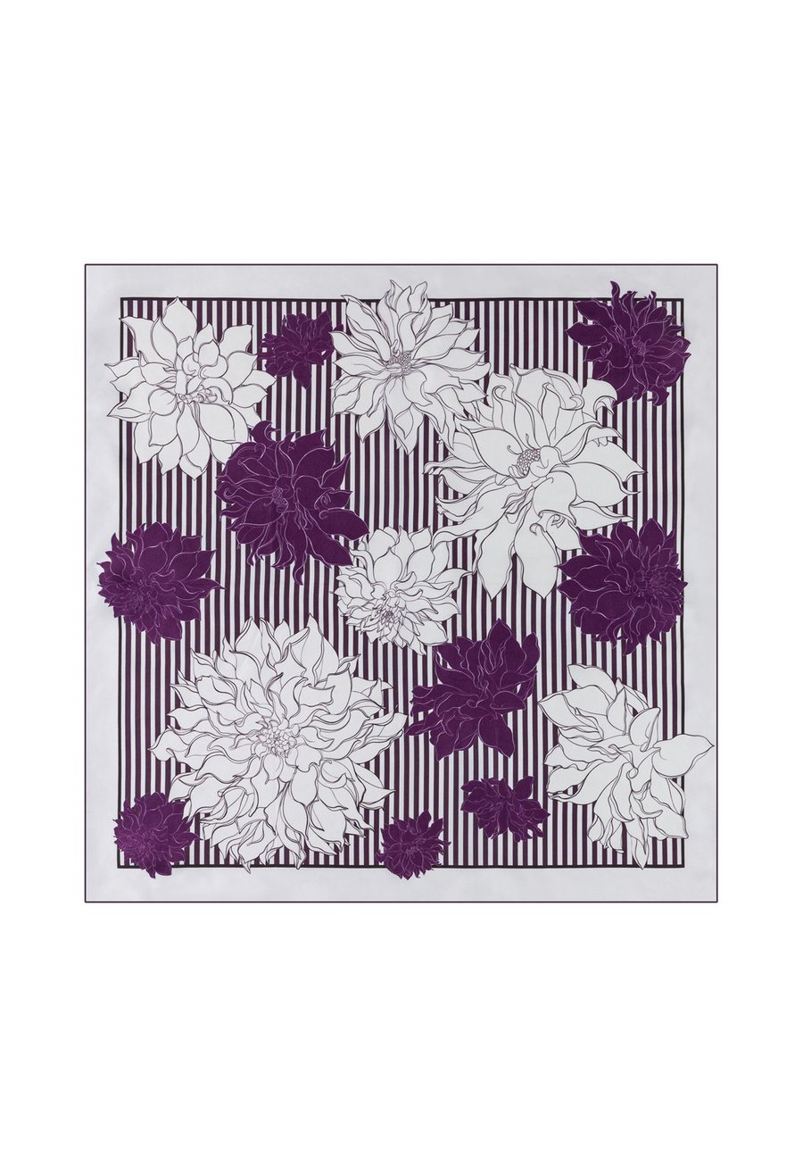

Шарф Roeckl DAHLIAS STRIPES, Burgundy/Dark Purple