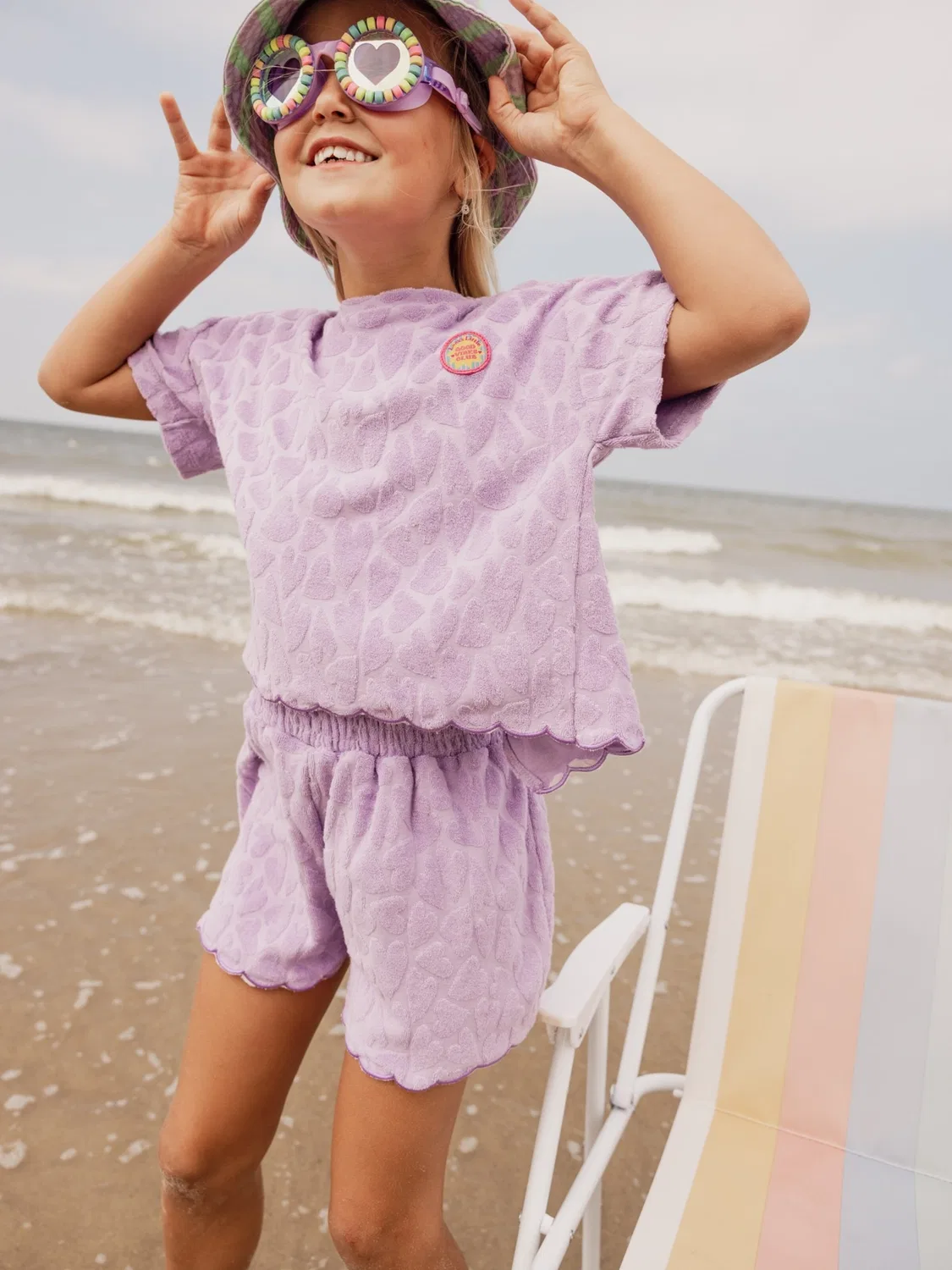 Брюки свободного кроя Looxs Revolution, Purple — фото 4
