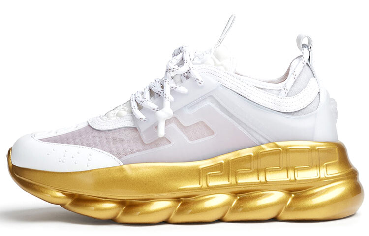 

VERSACE Chain Reaction White Gold Sole