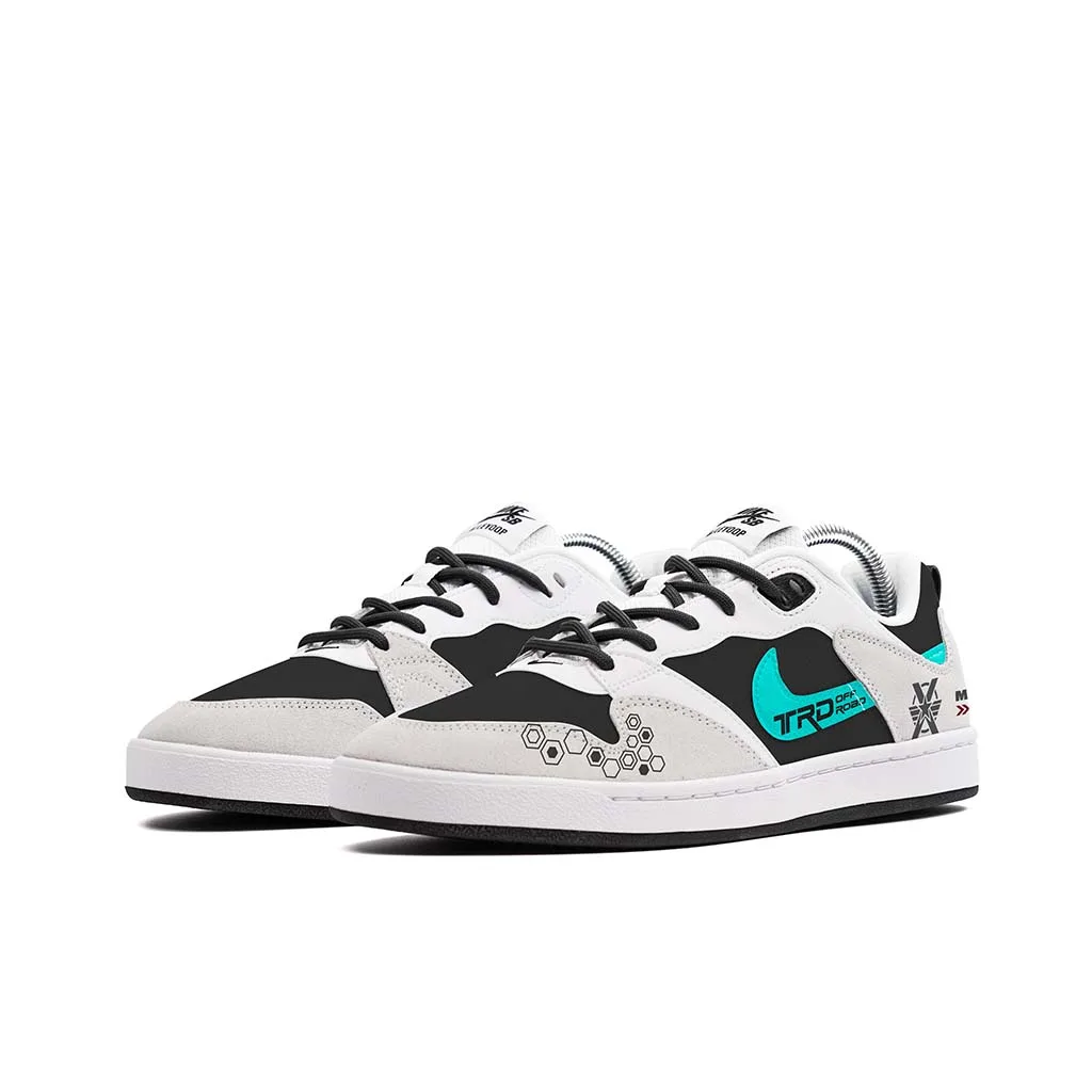 Nike Кроссовки для скейтбординга SB Alleyoop Slip Resistant Abrasion Resistant мужские черно-серые — фото 4