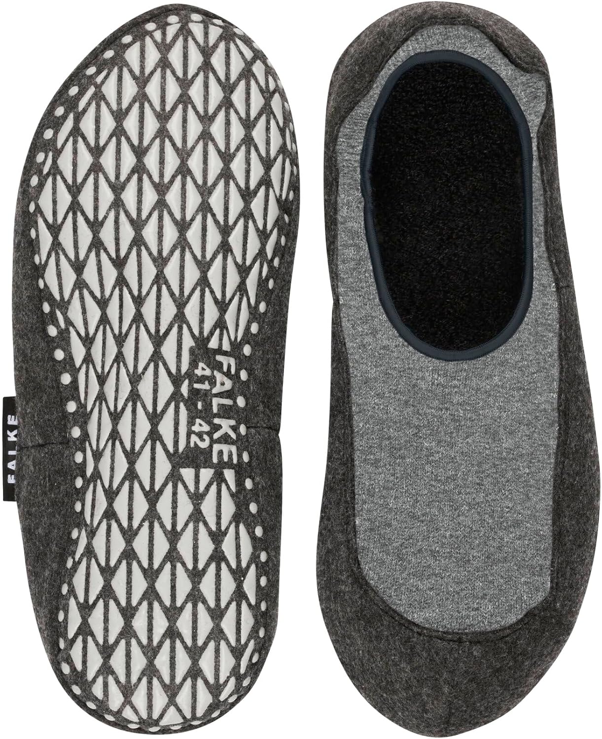 Мужские домашние носки-тапочки FALKE Cosyshoe, 1 пара, светло-серый — фото 4