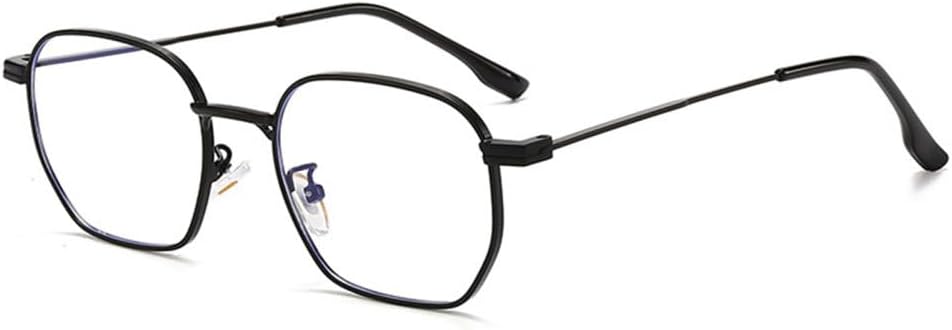 

Модные женские солнцезащитные очки в стиле ретро с прозрачными линзами и металлической оправой, мужские панк-очки оранжевого цвета с защитой от УФ-излучения UV400 generic, Black Clear