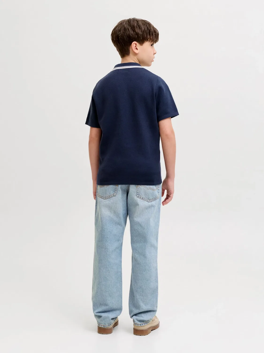 Джинсы свободного кроя, синий деним, JACK & JONES Junior, blue denim — фото 4