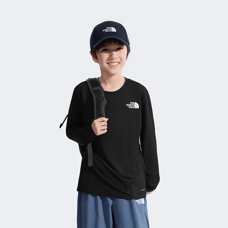 Футболка для детей быстросохнущая THE NORTH FACE, JK3/Cosmic Black — фото 4