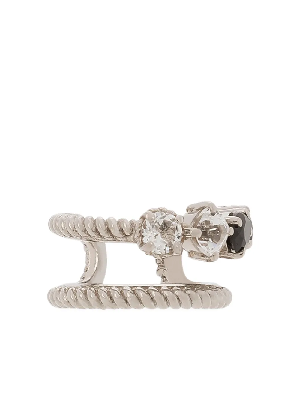 

Серьга-кафф из белого золота с топазом и шпинелью DOLCE & GABBANA, белый