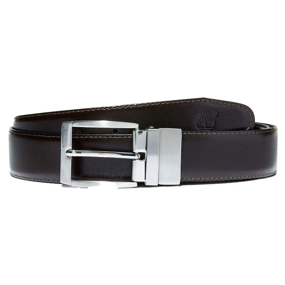 

Ремень Timberland Rev Buckle Leather Classic 35 mm, черный