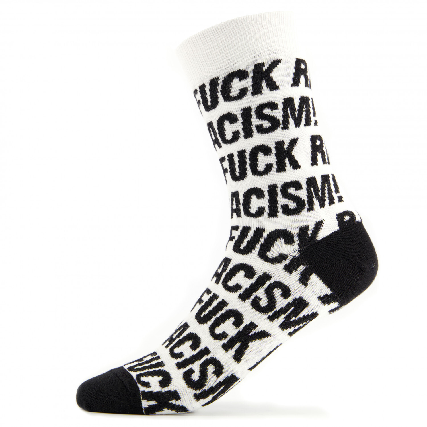 

Многофункциональные носки Dedicated Socks Sigtuna Fuck Racism Pattern, белый