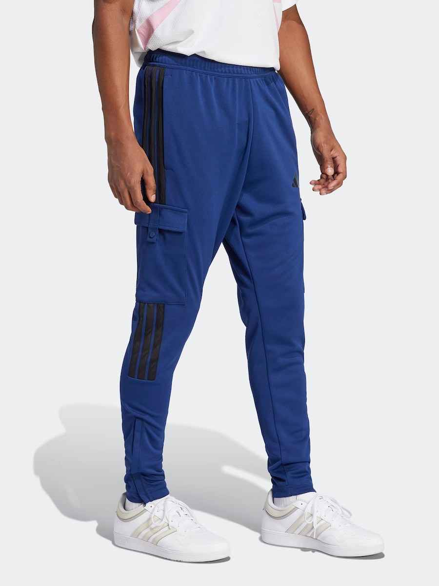 Облегающие спортивные брюки ADIDAS SPORTSWEAR Tiro, синий — фото 2