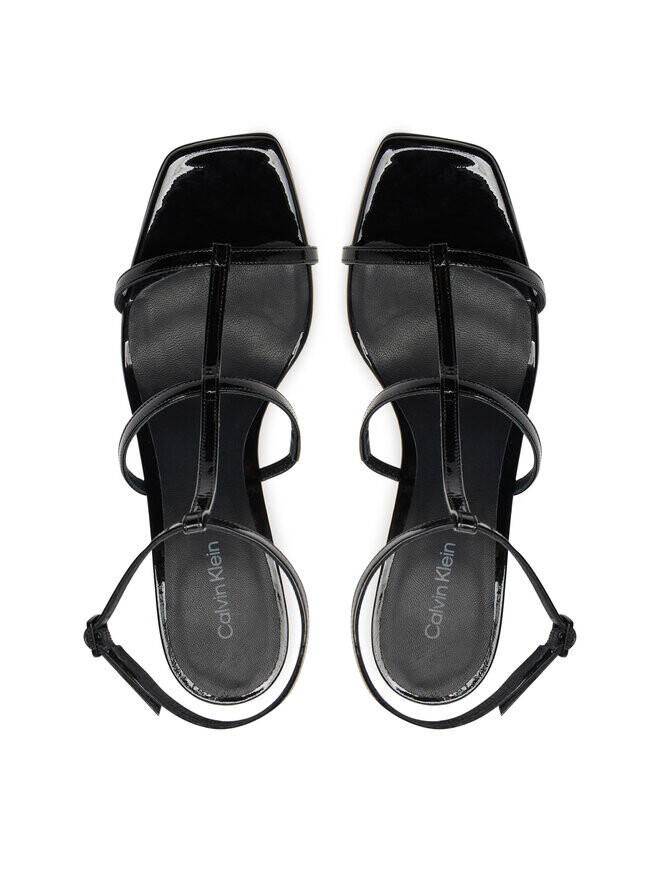Сандалии Calvin Klein Heel Gladi Sandal 90 Pat HW0HW02312 Negro, черный — фото 4