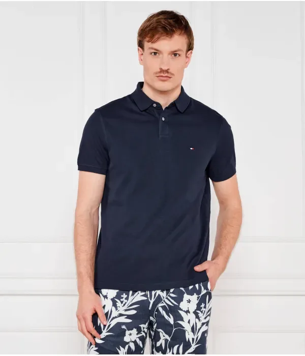 Поло 1985 regular fit Tommy Hilfiger, темно-синий