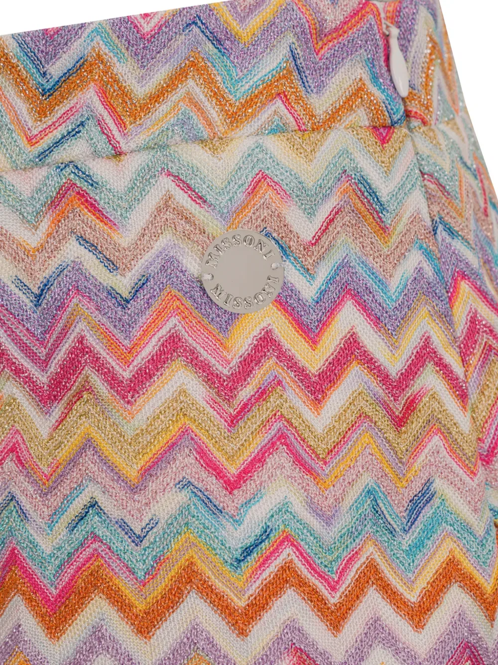 Юбка зигзагом Missoni Kids, розовый — фото 3