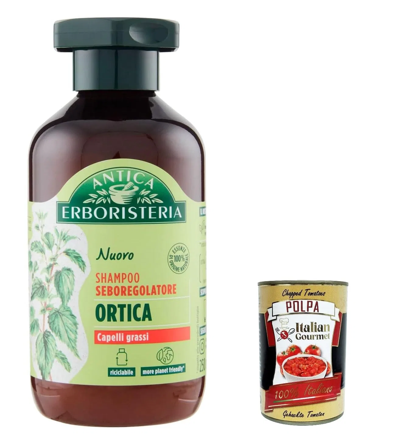 Шампунь Antica Erboristeria Ortica для жирных волос (.) Italian Gourmet E.R.