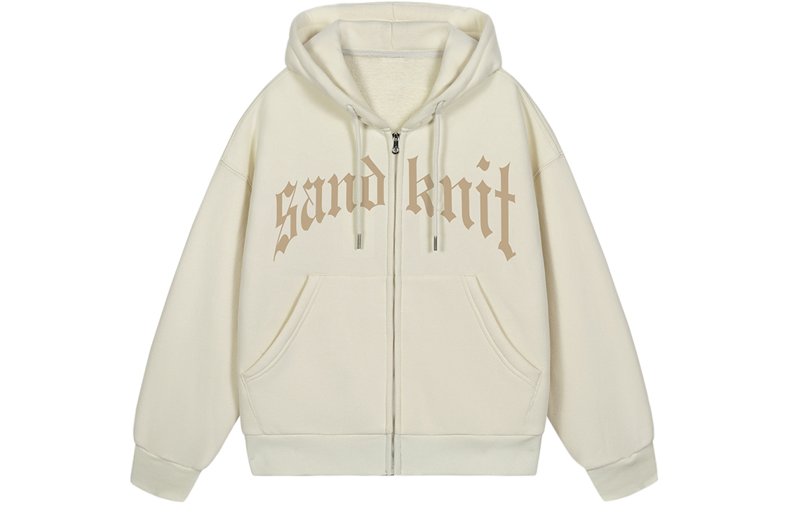 

Зимняя толстовка унисекс Sandknit, бежевый априкот (thin)