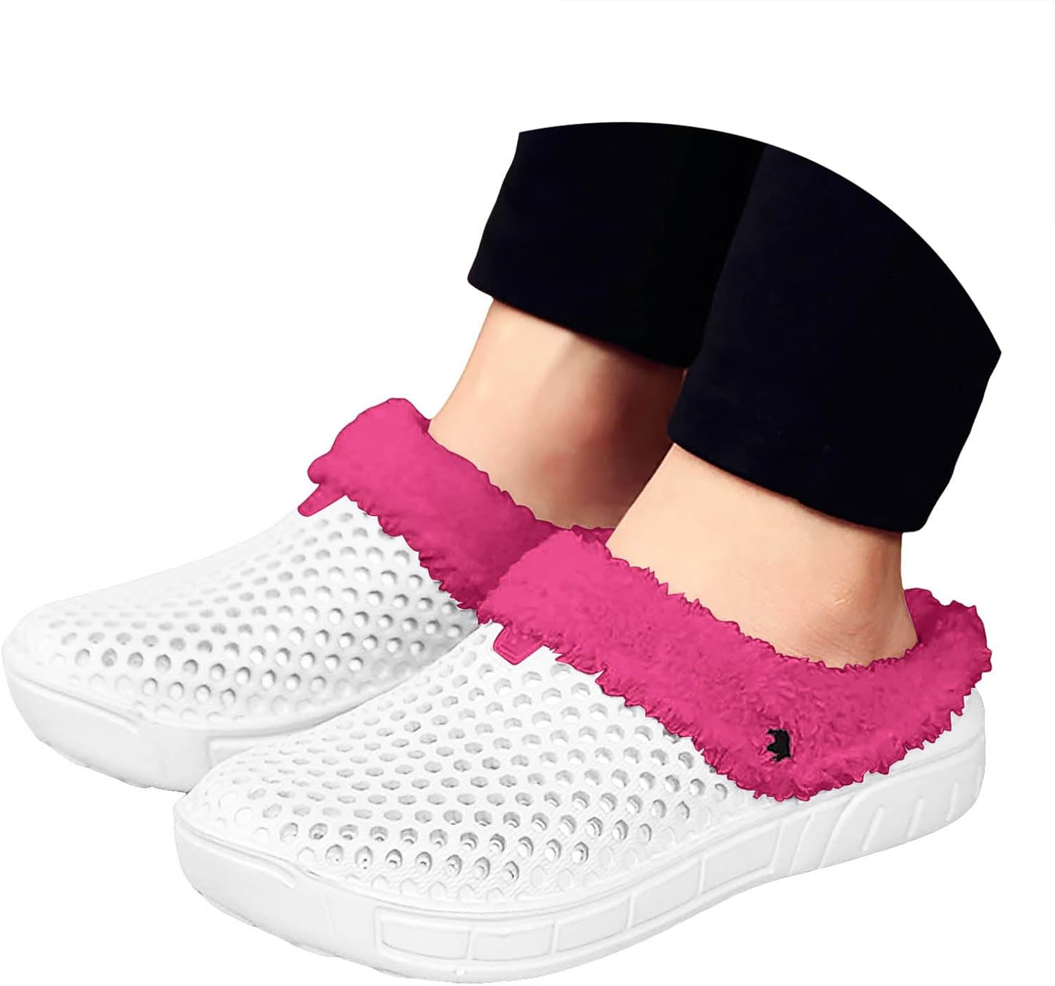 

Женские тапочки с поддержкой свода стопы, широкие кожаные мюли-клоги с искусственным мехом и хлопковой подкладкой, теплые мягкие плюшевые тапочки с эффектом памяти, домашние тапочки на липучке, зимние, для дома и улицы, туфли-лоферы Jyswoshoe, б...