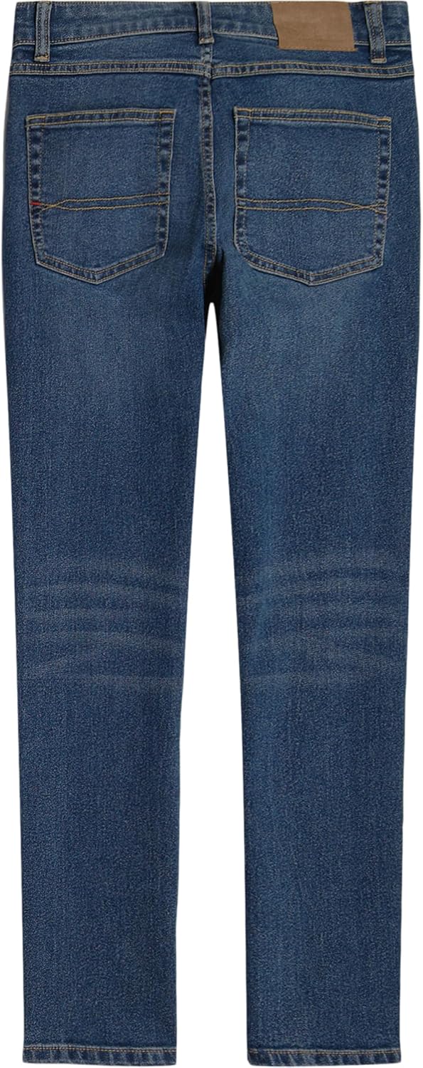 Джинсы Tommy Hilfiger Boys' Legacy с пятью карманами, эластичные, узкие, прямого покроя, Classic Sterling — фото 2