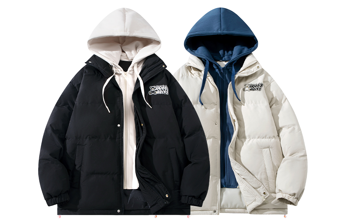 

BOBBY ABLEY Пуховик Unisex, 2 Pack (Black White+Beige Blue)
