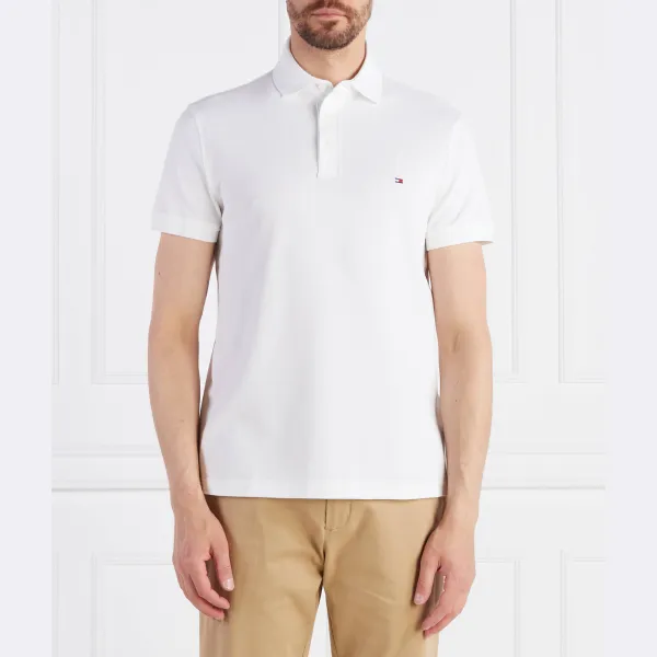 

Рубашка-Поло узкого кроя Tommy Hilfiger, белый