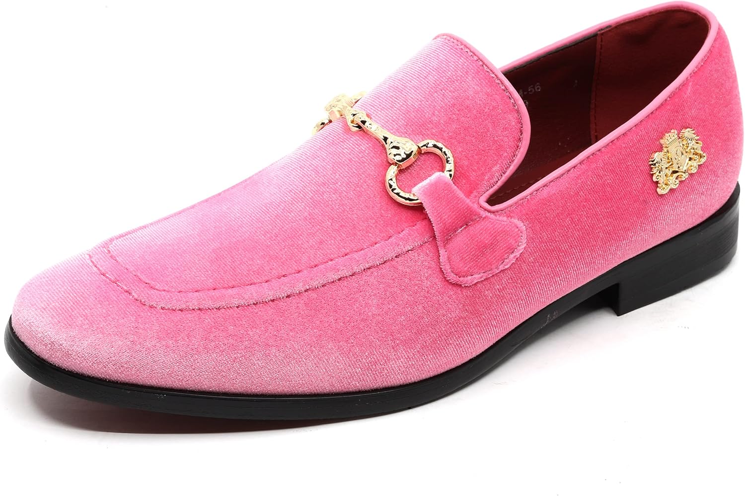 

Мужские бархатные дизайнерские классические туфли смокинг слипоны SM-56 Metrocharm, розовый