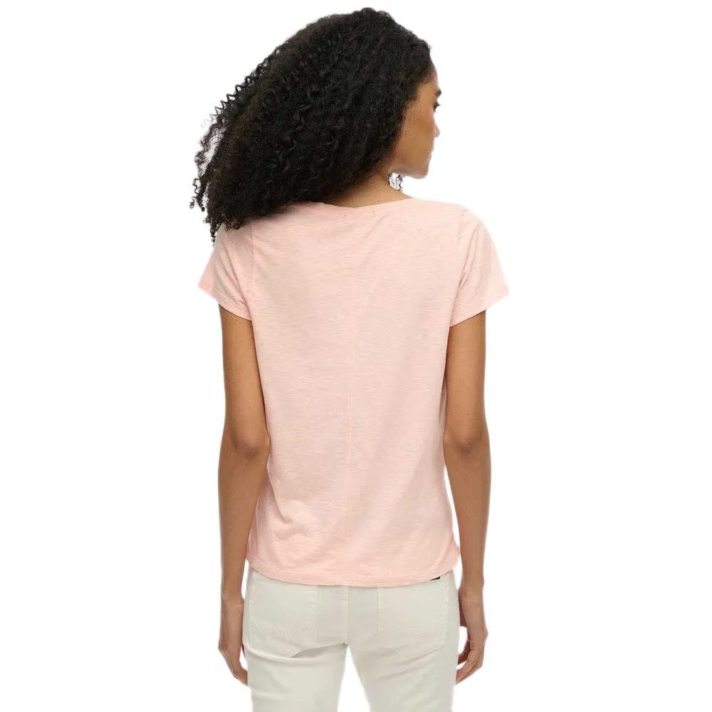 Футболка с коротким рукавом Superdry Scoop Neck, розовый — фото 2
