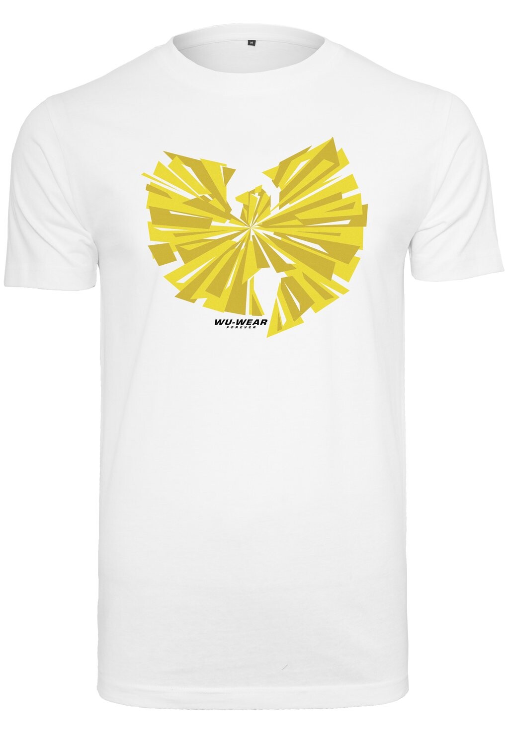 

футболка с принтом WU WEAR SPLIT LOGO Mister Tee, белый