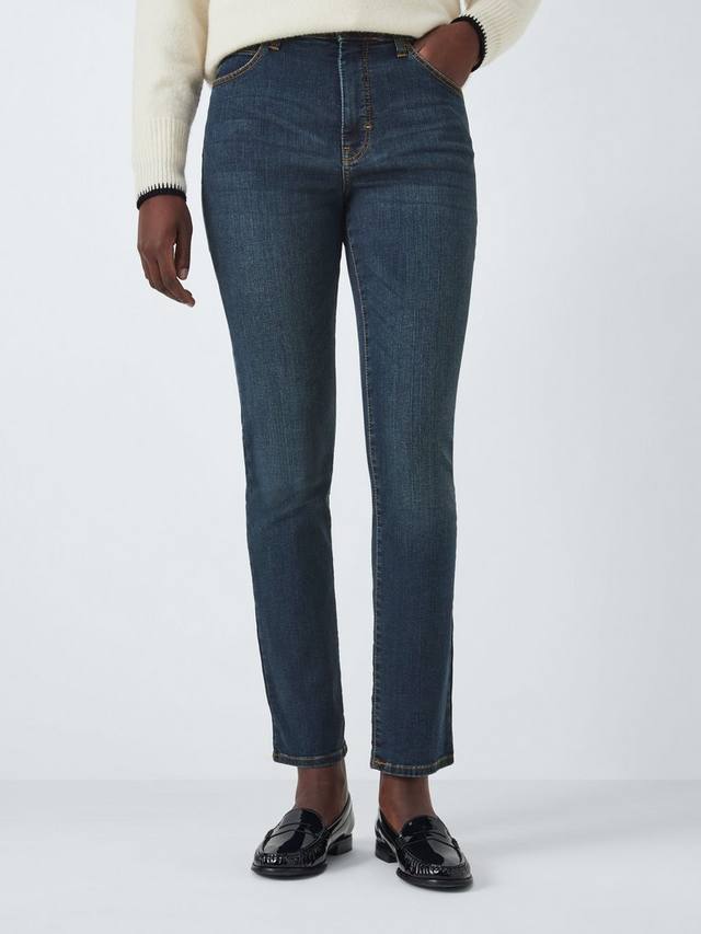 

Хлопок стрейч джинсовые узкие джинсы John Lewis, цвет Blue Indigo