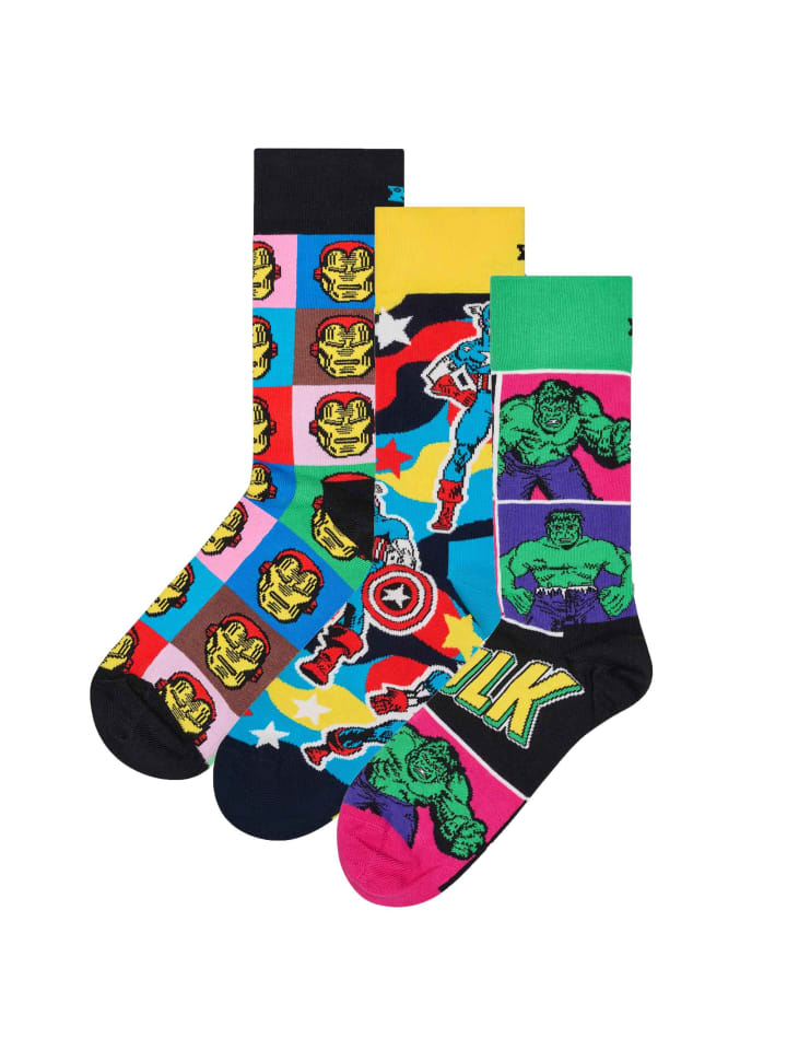 

Носки Happy Socks, цвет marvel avengers