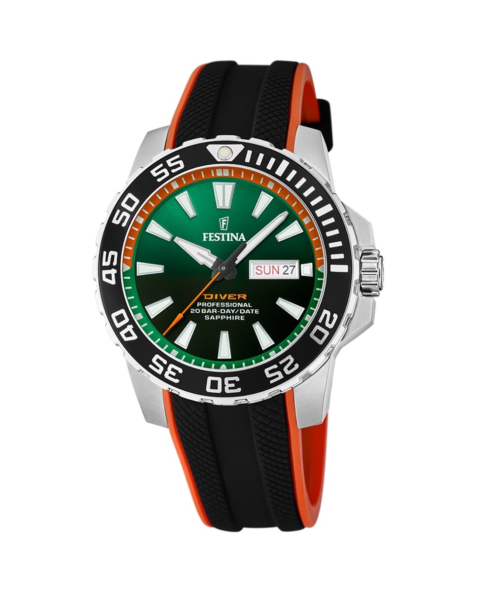 

F20662/2 The Originals черные резиновые мужские часы Festina, черный