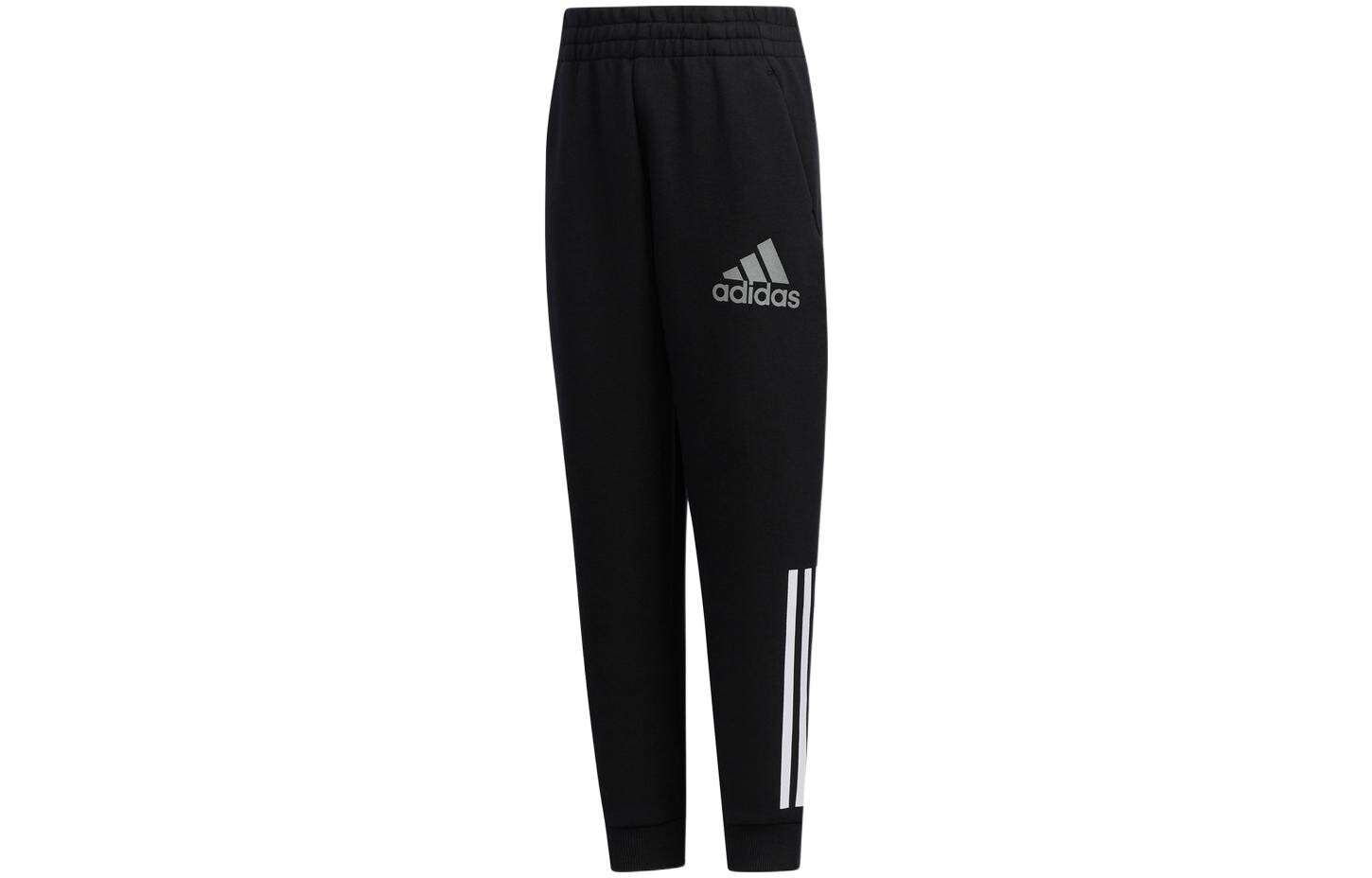 

Детские трикотажные спортивные штаны Adidas, черный