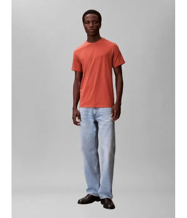 Футболка slim fit Calvin Klein, оранжевый — фото 2