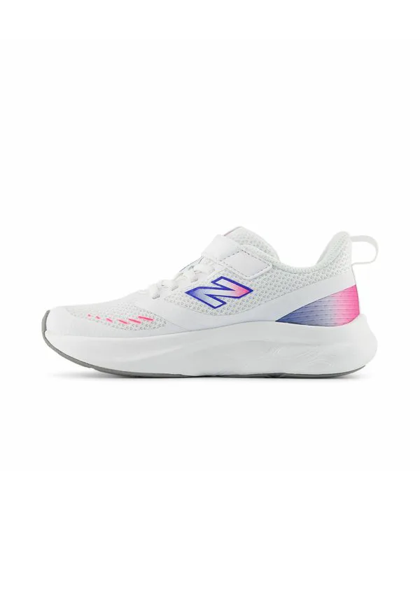 Кроссовки на липучках New Balance, Nb White/Pink Heat