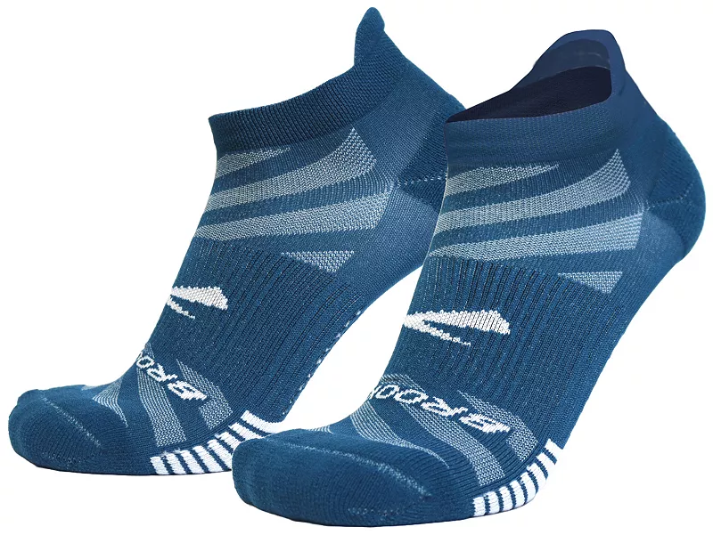 

Носки для бега Brooks унисекс Ghost Lite — 2 шт, цвет Moroccan Blue