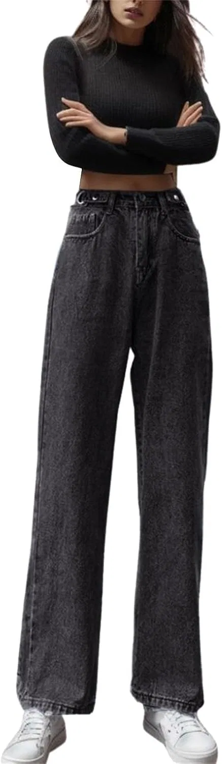 Джинсы прямые Vintage, Black