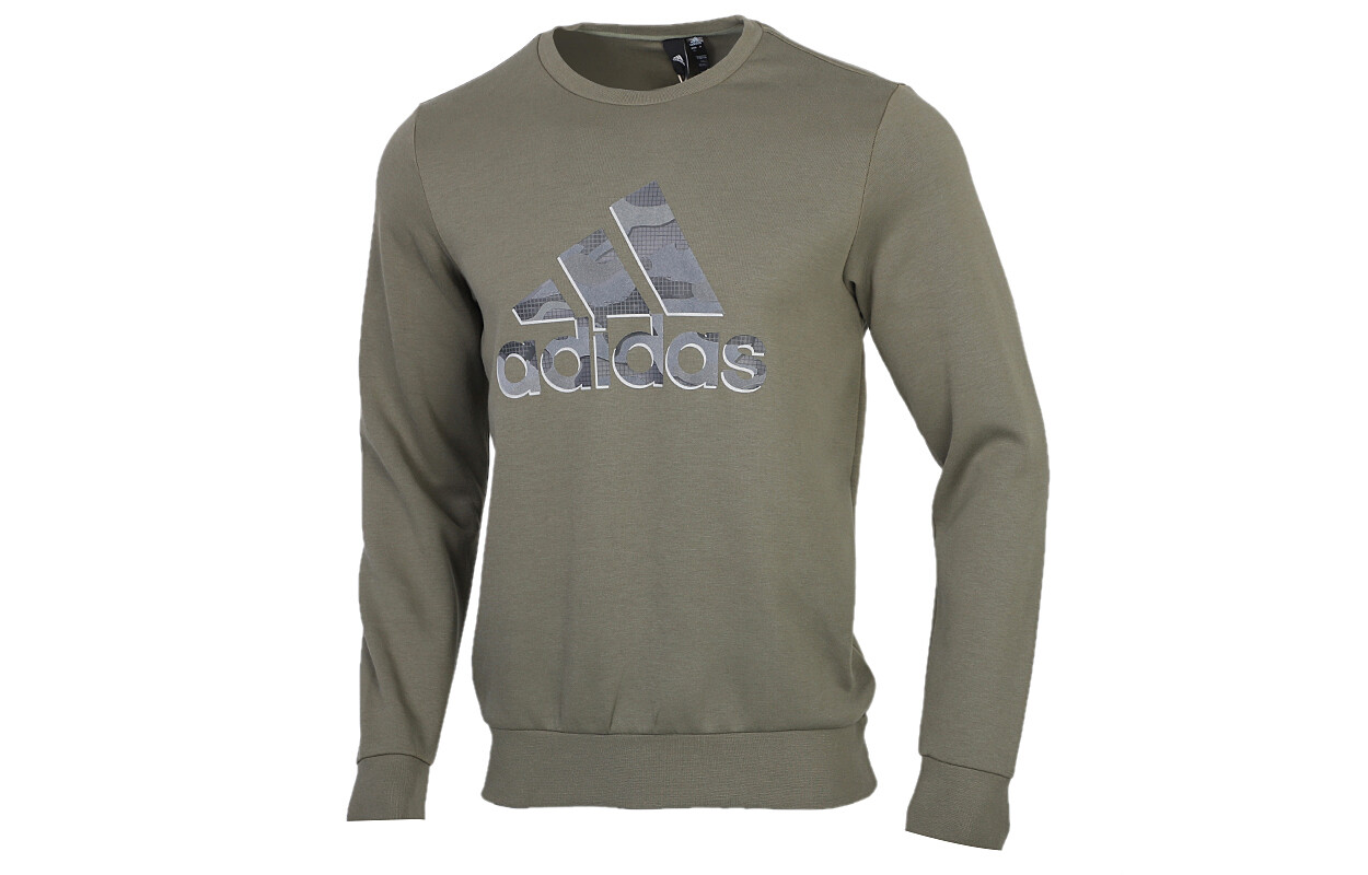 

Толстовка мужская армейский зеленый Adidas, зеленый