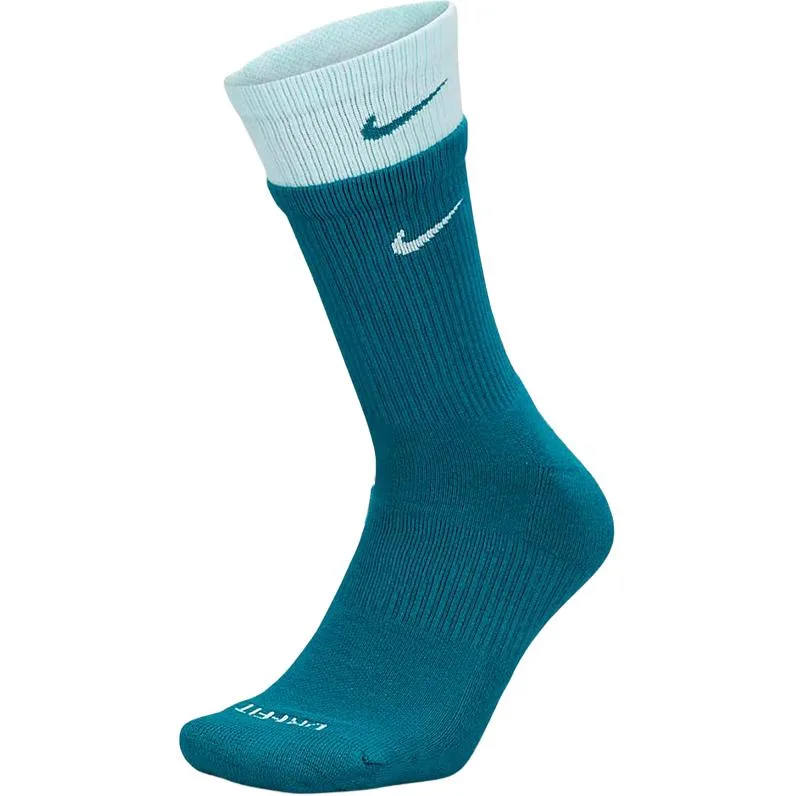 Унисекс носки до середины икры Nike, 1 Pack (Geode Water Duck Cyan)