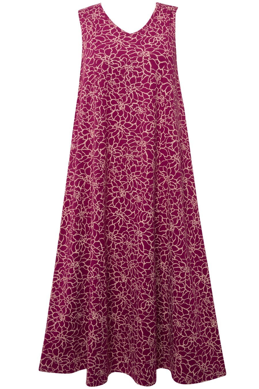 

Платье из джерси Ulla Popken Dress, цвет rose/dark pink