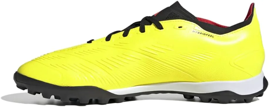 Футбольные бутсы Adidas League Turf - черные, желтый/черный/красный — фото 2