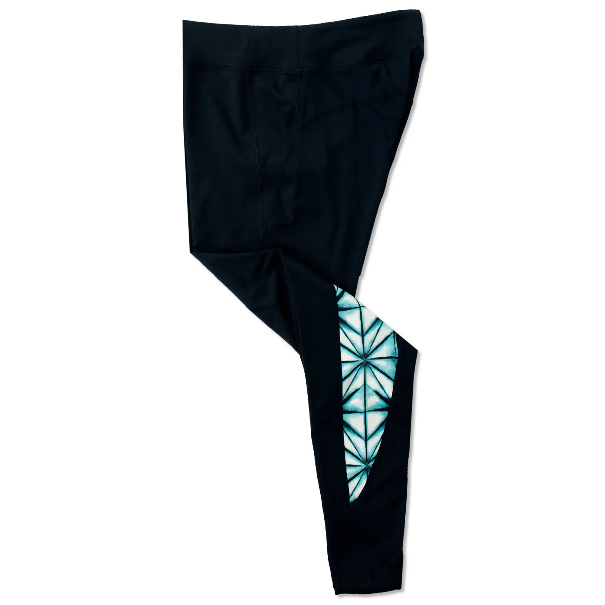 

Женские колготки с принтом и швом Hot Chillys, Black/Tie Dye Geo