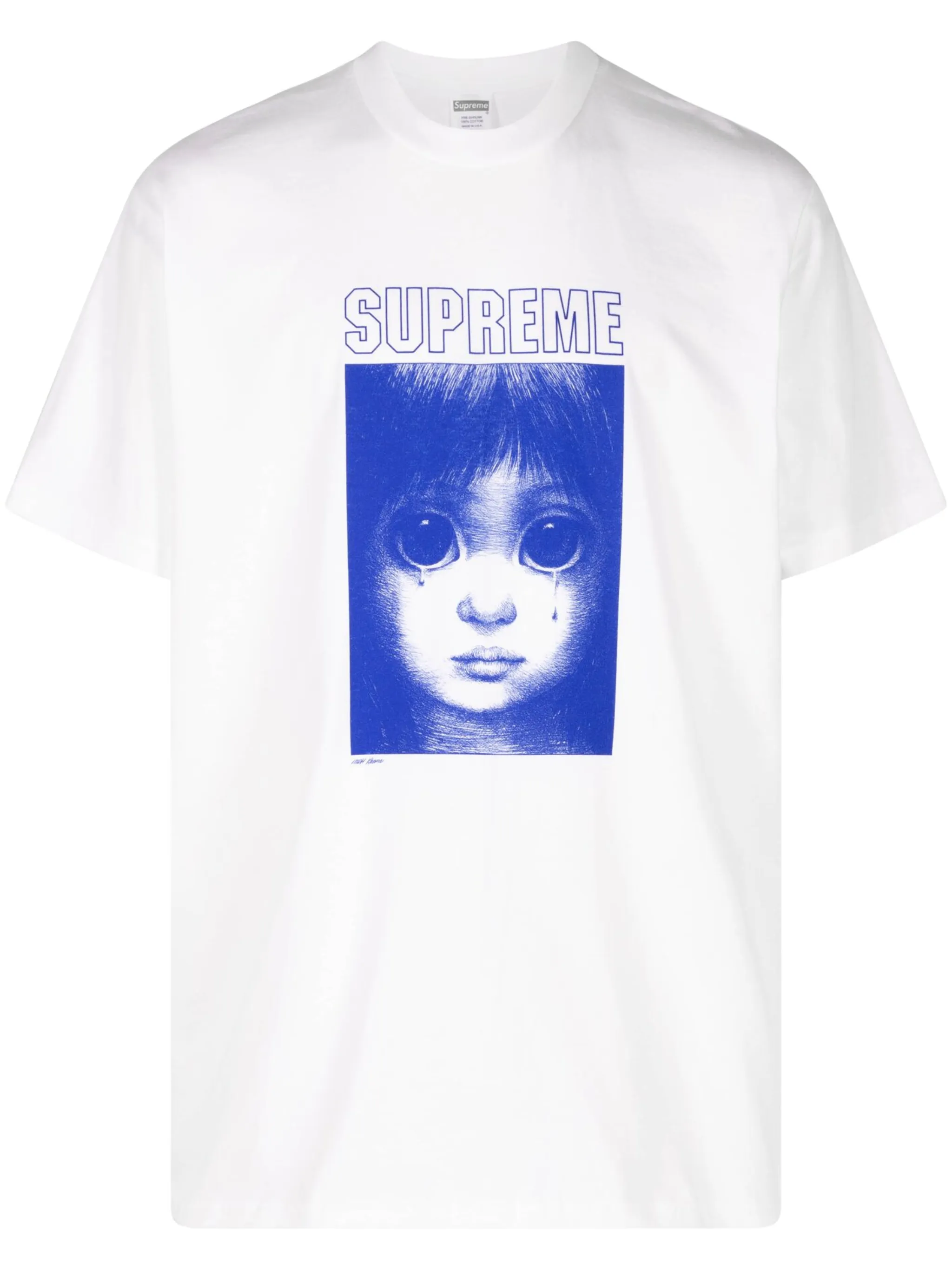 

Футболка Teardrop из коллаборации с Margaret Keane Supreme, белый