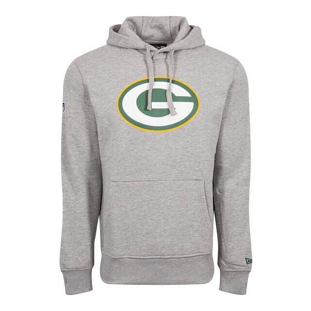 

Худи New Era NFL Regular Green Bay Packers, серый